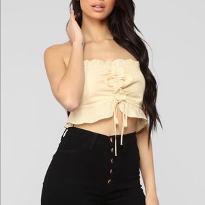 Darlyne Ruffle Tube Top - Fashion Nova